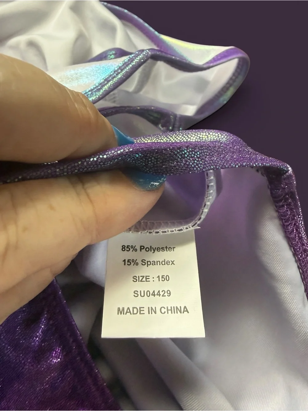 NWT 150 (children's large or US 12–14) three piece leotard set
